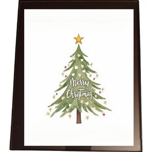 Merry Christmas In A Glass Front Frame 8x10 Picture AI wall